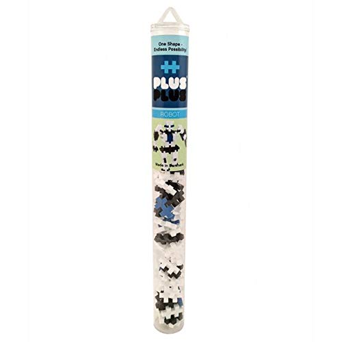 Plus-Plus - Mini Maker Tube - Robot - 70 pcs