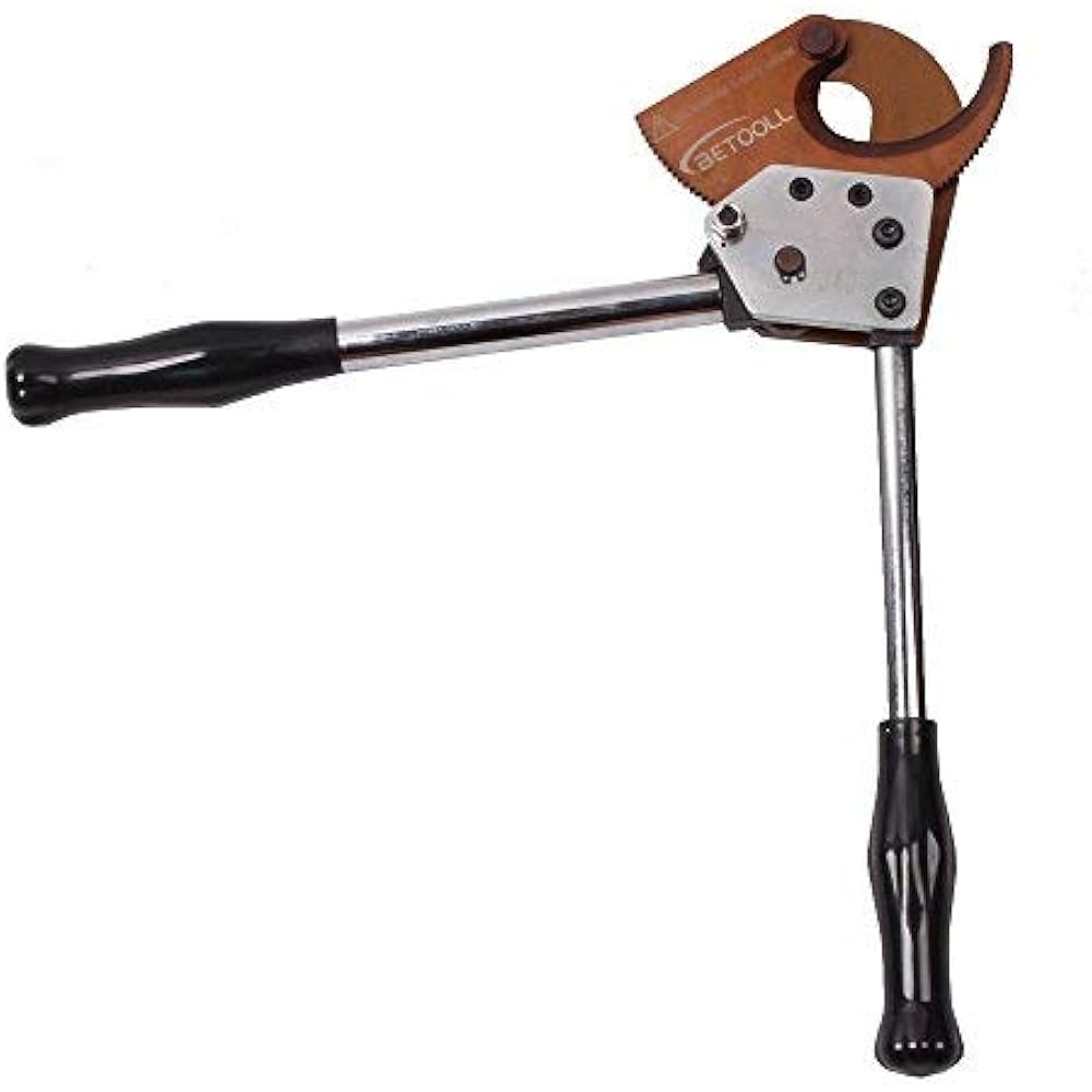 Heavy Duty Aluminum Copper Ratchet Cable Cutters Up 300mm Wire 600mcm