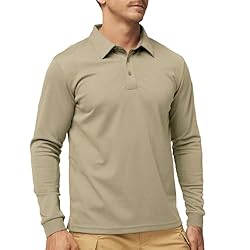 MIER Men's Outdoor Performance Tactical Polo Shirts