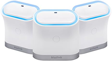 kisslink WiFi system 2.4GHz, 3-pack, Plug & Play, Proximity authentication(Tap to Connect WiFi, No Passwords Required but Secure)