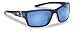 Flying Fisherman mens Cove Sunglasses, Navy Blue Frames/Smoke-blue Mirrored Lenses, Medium US