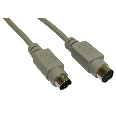Cable-Core PS/2 Extension Cable 6 Pin Mini Din Male to Female Lead 10 Metres