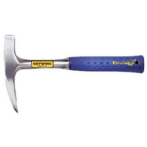 Estwing Rock Pick - 22 oz Geological Hammer with Pointed Tip & Shock Reduction Grip - E3-22P, Blue