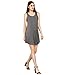 ROMWE Women's Sleeveless Summer Swing Tank Sundress Grey XL