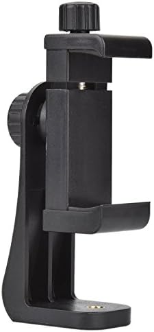 Hsakei Tripod Mount, Universal Cell Phone Holder Mount Tripod Adapter, Fits iPhone, Samsung, and all Smart Phones, Rotates Vertical and Horizontal, Adjustable Clamp