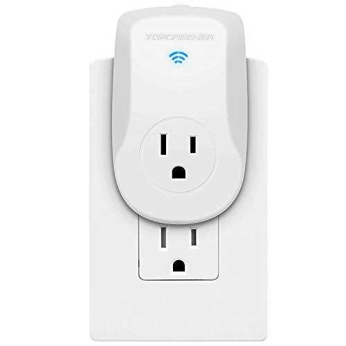 TOPGREENER Smart Outlet with Energy Monitoring, Smart Plug, 15A, 1800W, Heavy Duty, No Hub Required, - coolthings.us