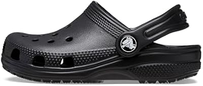 Classic Clog K Unissex Clog para crianças, pretos, 34/35 EU