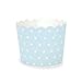 Paper Eskimo Baking Cups with Blue Spots, 25-Pack