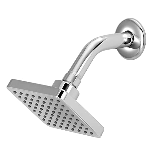 Chuveiro Ducha Flatt Quadrado Articulada Aquecedor Solar Gás