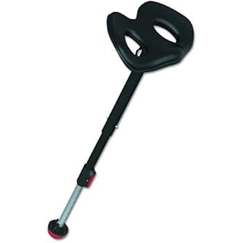 Focal FKS-1000-BK Safco Products Mogo Seat, Leaning Stool, Portable, Indoor/Outdoor Use, Black