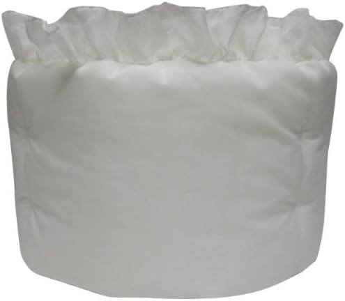 Baby Doll Bedding Layered Crib Bumper, Ivory