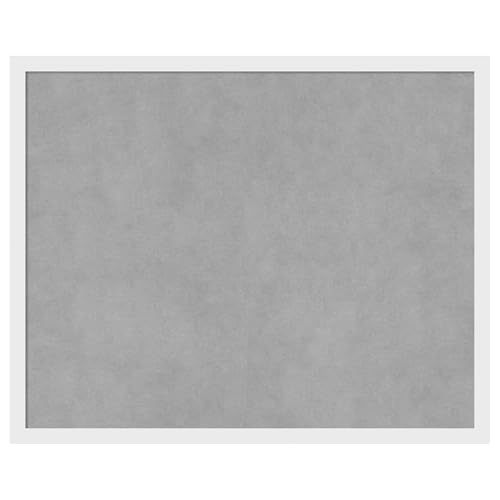 Amanti Art White Framed Magnetic Board 17x21 Small Vision Board for use with Ma…