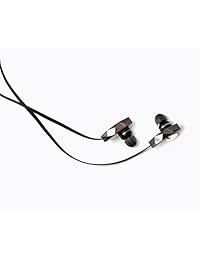 symphonized Pro Premium dentro de oído noise isolating earphones earbuds headphones con cable plano y micrófono