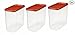 Rubbermaid 16-Cup Dry Food Container Pack of 3