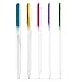 Glass Nail Files With Case For Natural and Acrylic Nails - Set of 5 Etched Double Sided Files