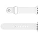 Piwjo Silicone Apple Watch Band and Replacement Iwatch Bands Series 1, Series 2,Series 3(White, 38mm S/M)