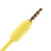 DONG 3.5mm Retro Phone Telephone Radiation-Proof Receivers Cellphone Handset for Phone 4 5 6 7 Classic Headphone MIC Microphone(Yellow)