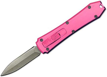 Firecracker Knife - mini keychain pocket knife (Pink)