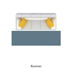 Piper Navy 2x10 Hallway Runner Rug - Area Rugs for