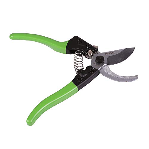 IRRIGLAD Steel Bypass Pruning Shears 8" Garden Scissors 1PC