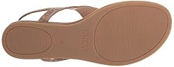 Guess Women's Unali Sandal, Beige 210, 7.5