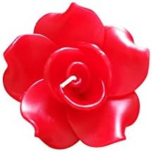 Rose Wedding Spa Aroma Floating Candle Handcraft Gift Aromatherapy Relax Candle (red)