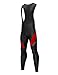 WOSAWE Cycling Bib Pants Mens Outdoor Padded Trousers Thermal Long Tights Ride Legging for Spring Autumn Winter