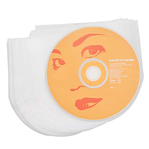 50 Clear Mini LP Anti-Static 3 Mil Plastic CD Inner Sleeves for 5inch SHM-CD
