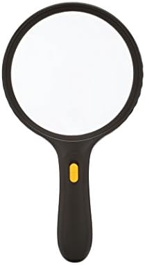 LED 2X Magnifier- HUGE 5.5 inch Lens with 5X Zoom Window