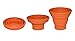 Ecoart Silicone Collapsible Travel Cup for Outdoor Camping and Hiking (1 Pack) (Orange)