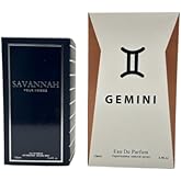 Gemini &Savannah Men Cologne Set Eau De Parfum Spray For Men Fruity Notes Enriched By A Strong Woody Based Fragance Ideal for Day Wear - 3.4 Fl Oz Suitable for All Skin Type Fragrance Daily Used