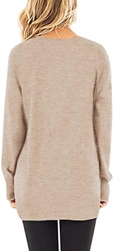 Jescakoo Tunic Tops for Leggings for Women Long Sleeve V Neck T Shirts Casual Loose Fit 3 Jescakoo Tunic Tops for Leggings for Women Long Sleeve V Neck T Shirts Casual Loose Fit