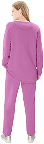Women's Plus Size 2-Pc Fleece Sweatsuit