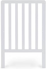 Obaby Bantam Space Saver Cot White Compact Baby Cot Adjustable Base view 7