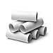 30 Pack Craft Rolls - White Cardboard Tubes for DIY Crafts | 4.5