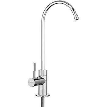 Brondell - Water Filter Faucet in Chrome with LED filter change indicator, sink faucet for Circle RO System 6 month filters - Modern style in Polished Chrome - Only for use with Brondell Circle RO