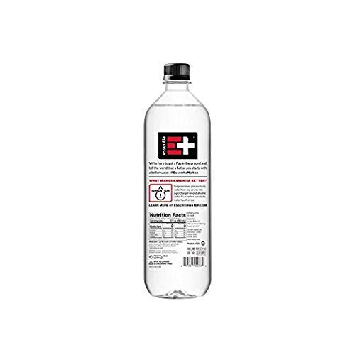 Essentia Water; Twenty Four (24) 1-Liter Bottles; Ionized Alkaline Bottled Water; Electrolytes for Taste; Better Rehydration; pH 9.5 or Higher; Pure Drinking Water; For the Doers, the Overachievers - Thumbnail 3