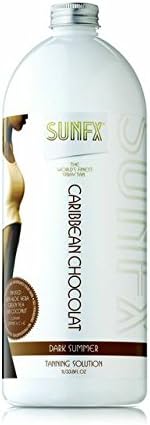 SunFX Caribbean Chocolat-Spray Tanning Solution (1L/33.8 fl oz, DARK SUMMER)