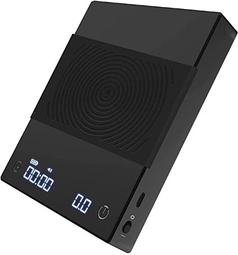 TIMEMORE Coffee Scale, Espresso Scale,Weigh Digital Scale with Timer,2000 Grams(Black)