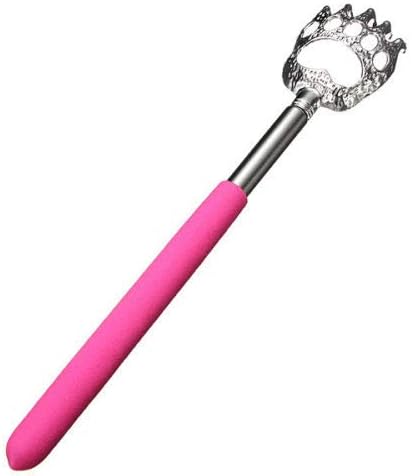 jhtceu Random Color 1 Pc Stainless Steel Bear Claw Telescopic Back Scratcher Helper Extendable Gift