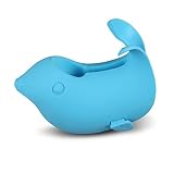 Bath Spout Cover - Tub Faucet Cover Baby - Bathtub Faucet Cover for Kids - Kids Bathroom Accessories Tub Faucet Protector for Baby - Soft Silicone Spout Cover Blue Sea Lions