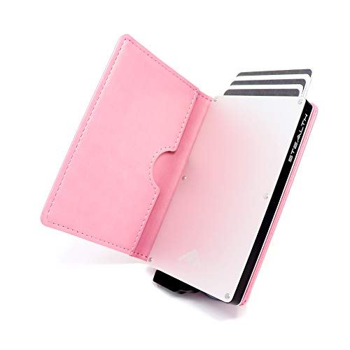 Silver Aluminum, Pink Faux Leather