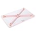 Large Bed Tray NNEWVANTE Multifunction Laptop Desk Lap Desk Foldable Portable Standing Outdoor Camping Table, Breakfast Reading Tray Holder for Couch Floor for Adults/Students/Kids(Pink)