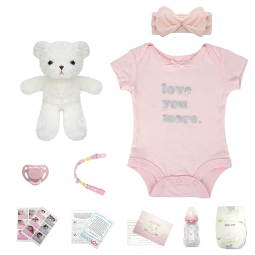 Brastoy Boneca Bebê Reborn Menina de Silicone Sólido Macio Realista 48cm Original Pode dar banho
