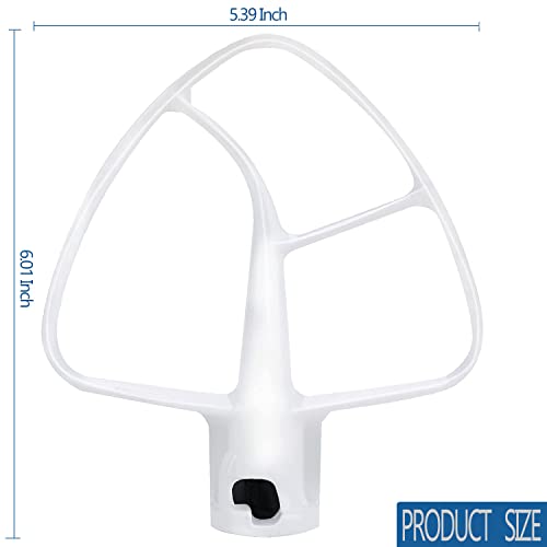 Coated Flat Beater Compatible with Kitchenaid Mixer KSM90 KSM150 K45 K45SS, Kitchen Aid Ultra Power/Classic/Artisan Stand Mixer Assecories.
