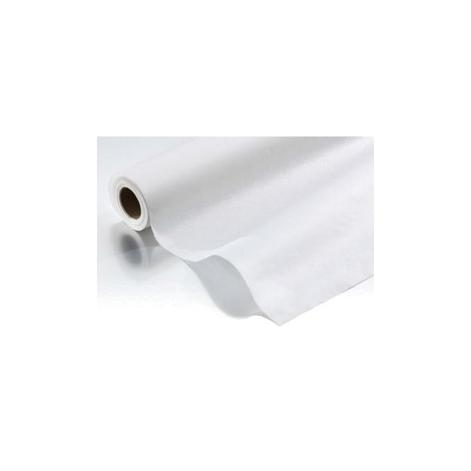 Chiropractic Smooth Headrest Table Paper Roll in White (Case of 12