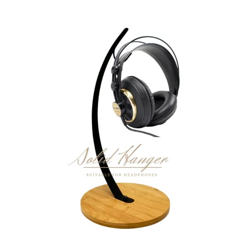 Banana Hanger for Kitchen Countertop, Black Banana Holder Stand, Bamboo Banana Hook, Headphone
