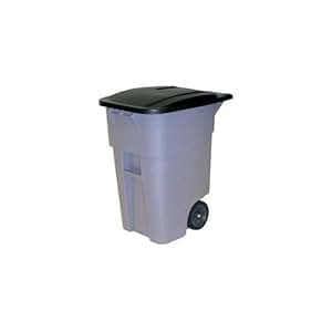 Rubbermaid® Botes de Basura con Llantas - 189lts, Gris: Amazon.com.mx