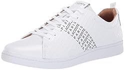 Lacoste Men's Carnaby Legacy Sneaker, White/Black