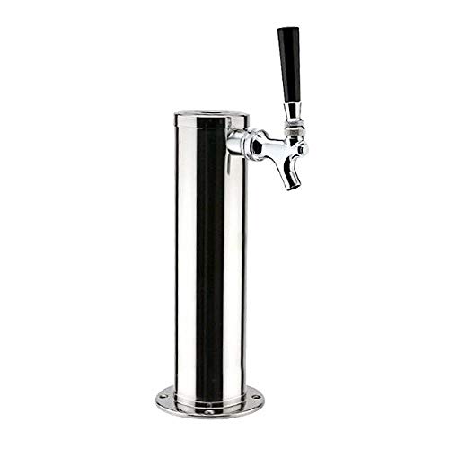 OUKANING-Draft-Beer-Tower-1-Taps-EIN-Wasserhahn-Edelstahl-Homebrew-Bar-Fit-Kegerator